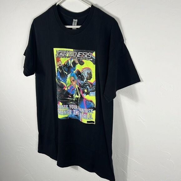 🔥🔥 PHANTASY STAR ONLINE 2 New Genesis Sega Anime Video Game Tee - Sz Lg - EUC - Picture 4 of 7